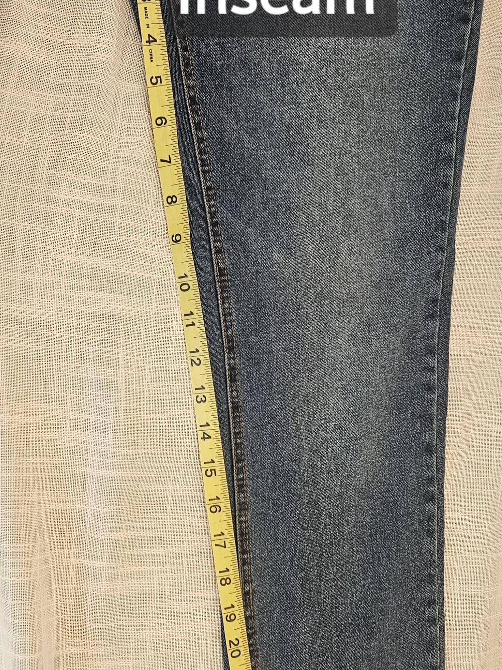 ​Tinseltown Hi Rise Slim Straight Jeans Size 5 / 27 Dark Wash Blue Denim NWT - Picture 9 of 16